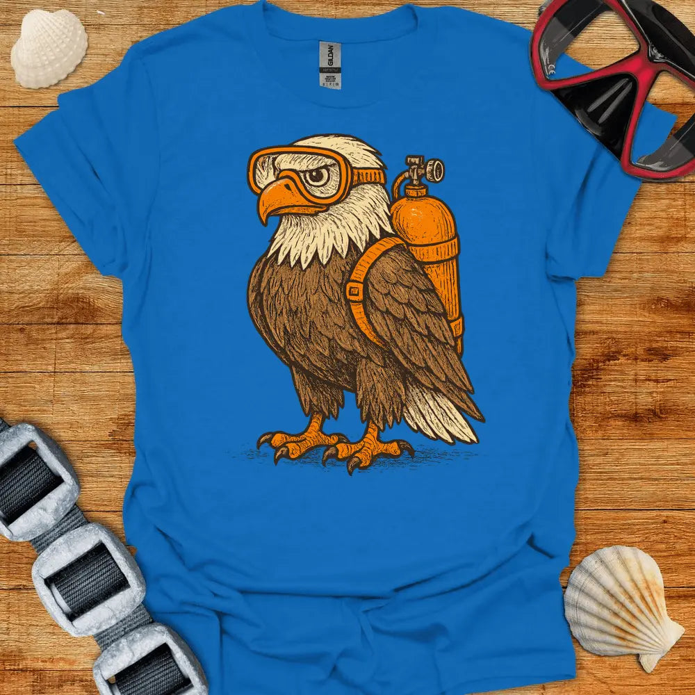 T-Shirt Royal / S Scuba Eagle T-Shirt