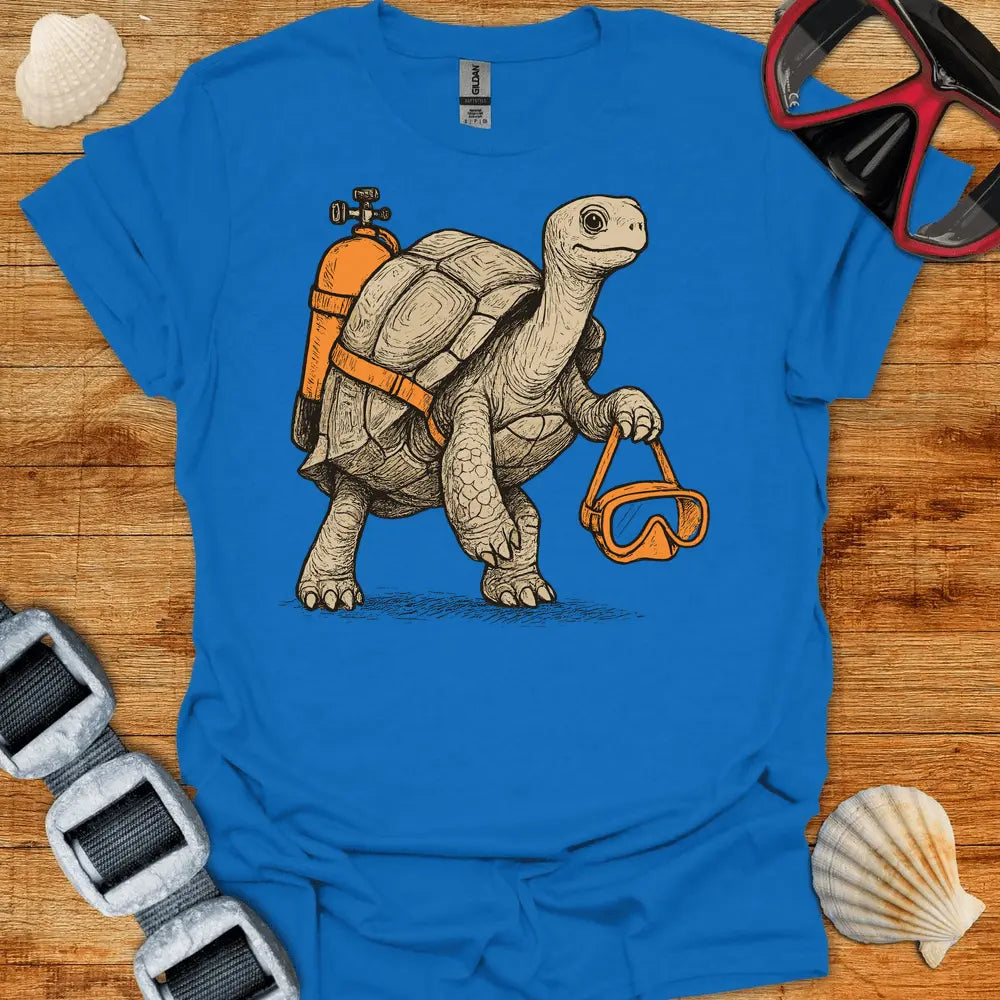 T-Shirt Royal / S Scuba Tortoise T-Shirt
