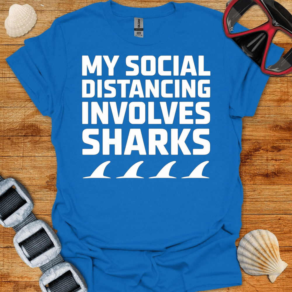 T-Shirt Royal / S Social Distancing T-Shirt