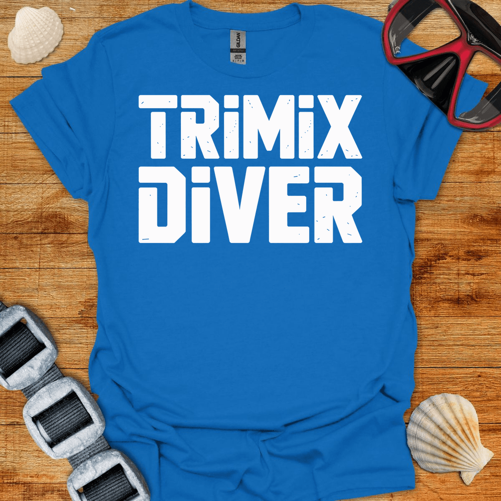 T-Shirt Royal / S Trimix Diver Bold T-Shirt