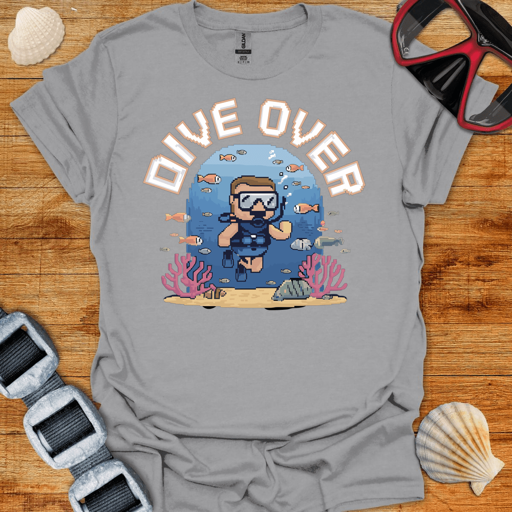 T-Shirt Sport Grey / S Dive Over Retro T-Shirt