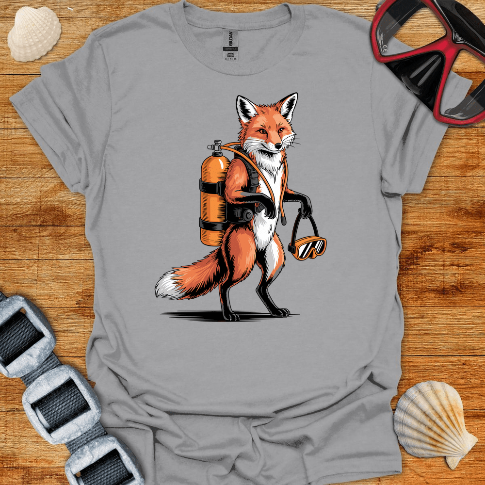 T-Shirt Sport Grey / S Fox Diver T-Shirt