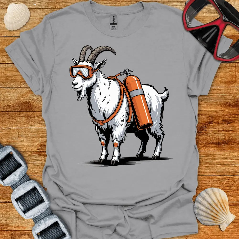 T-Shirt Sport Grey / S Goat Diver T-Shirt