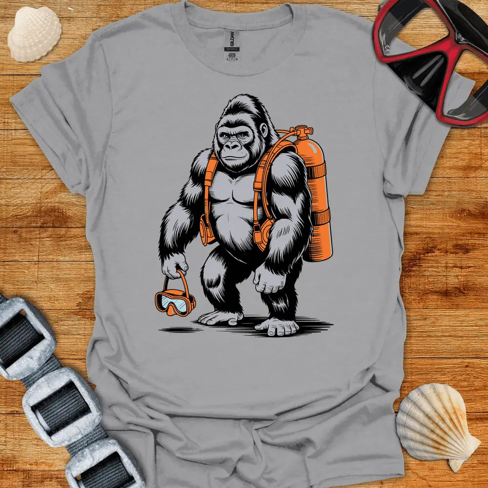 T-Shirt Sport Grey / S Gorilla Diver T-Shirt