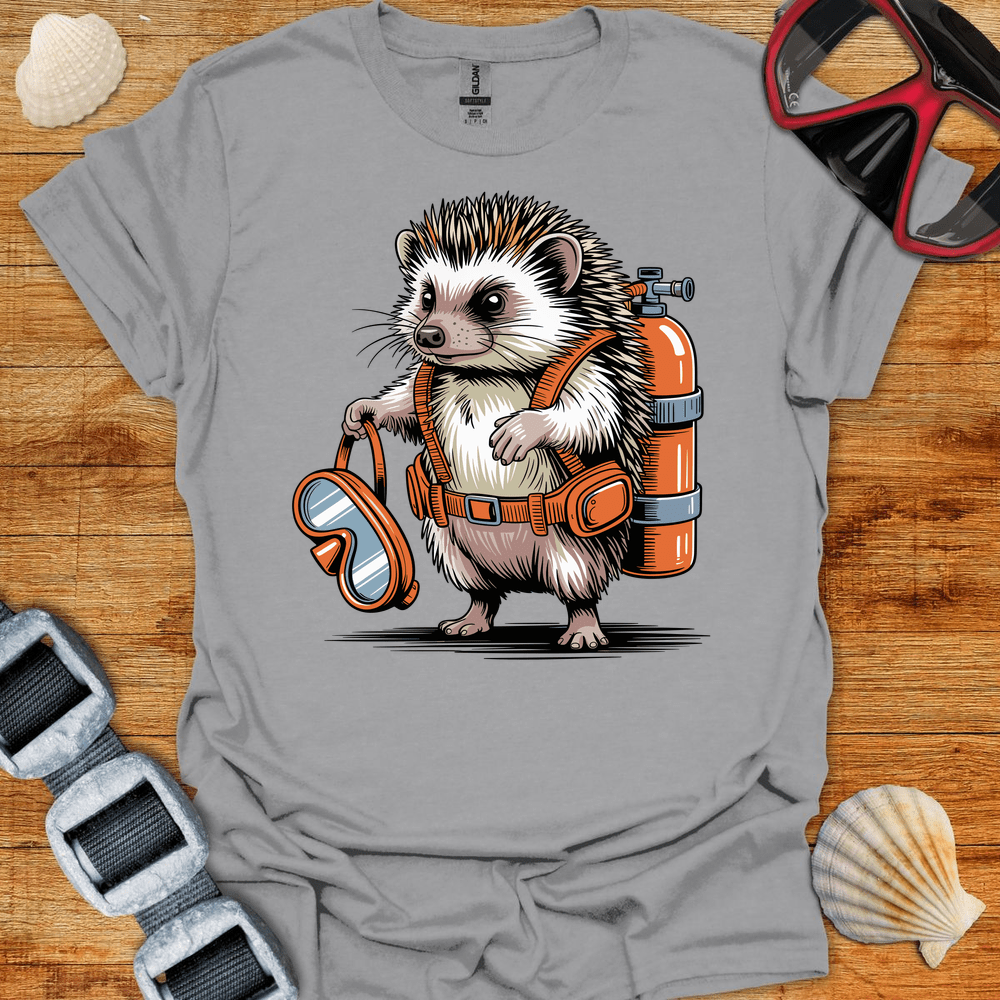 T-Shirt Sport Grey / S Hedgehog Diver T-Shirt