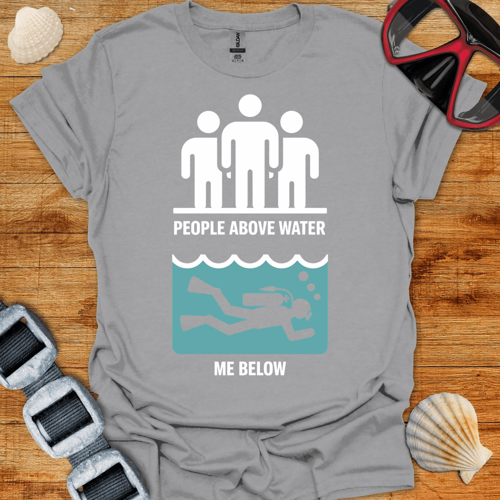 T-Shirt Sport Grey / S Me Below T-Shirt