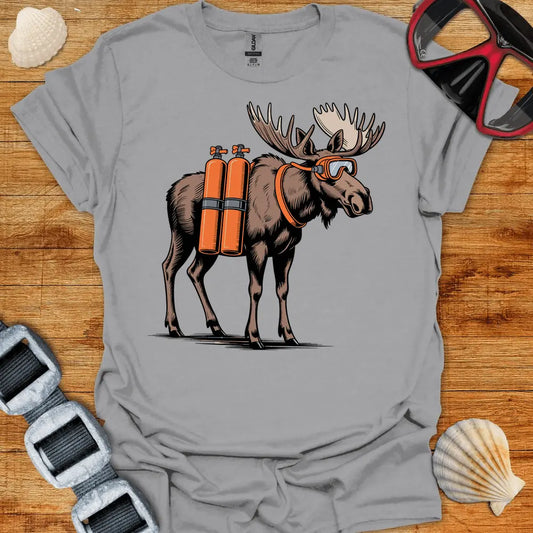 T-Shirt Sport Grey / S Moose Diver T-Shirt