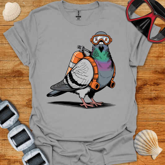 T-Shirt Sport Grey / S Pigeon Diver T-Shirt